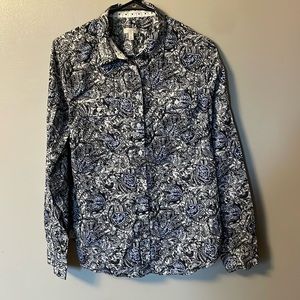 Talbots Button Up Blouse